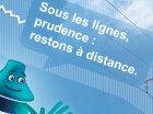 sous les lignes électriques prudence