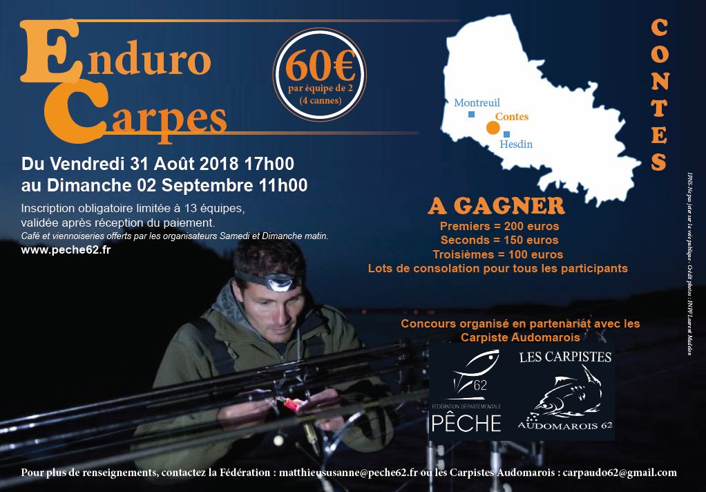 enduro carpes contes affiche