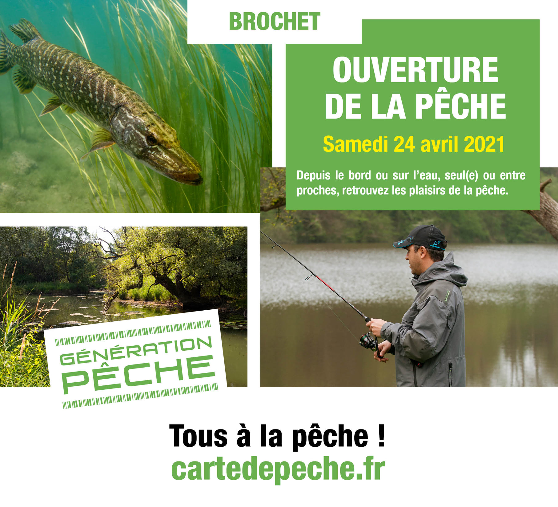 Ouverture de la pêche aux carnassiers Fédération de pêche du Pasde